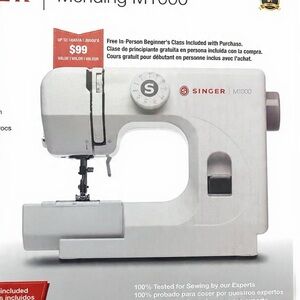 SINGER M1000 Mending Machine ICompact, Lightweight & Portable | 32 Stitch
